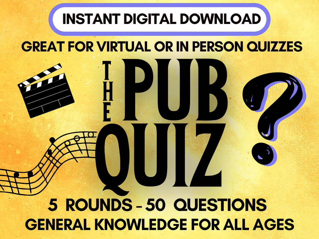 General Knowledge Quiz (PowerPoint and PDF)