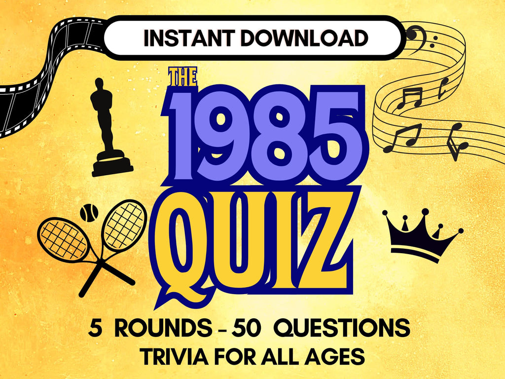 The 1985 Quiz Of The Year (PowerPoint and PDF)