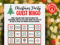 Christmas Party Guest Bingo (Printable PDF)