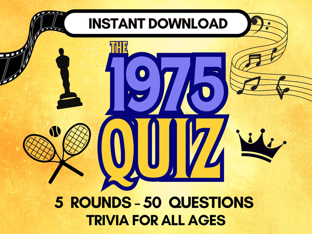 The 1975 Quiz Of The Year (PowerPoint and PDF)