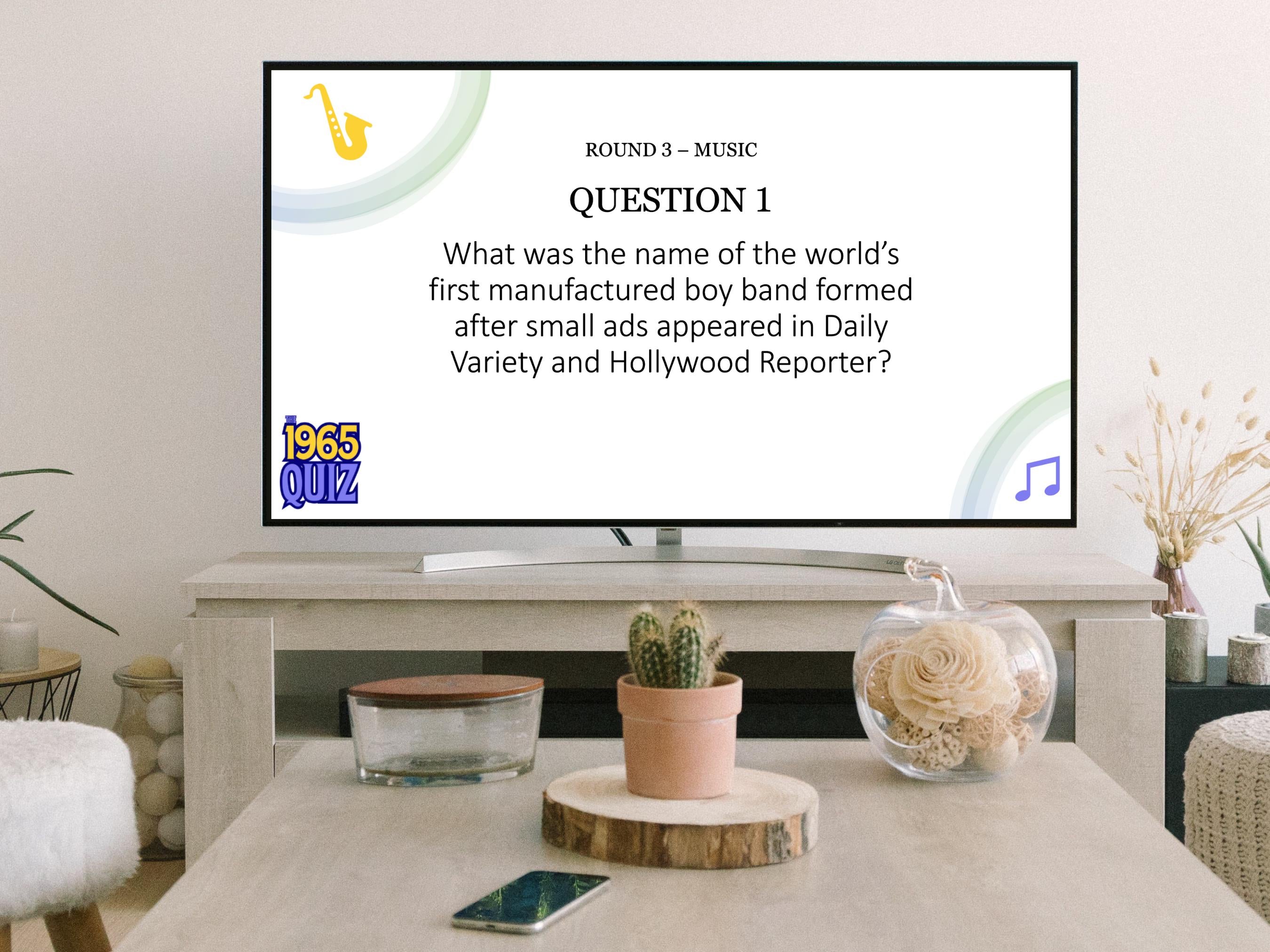 The 1965 Quiz Of The Year (PowerPoint and PDF)