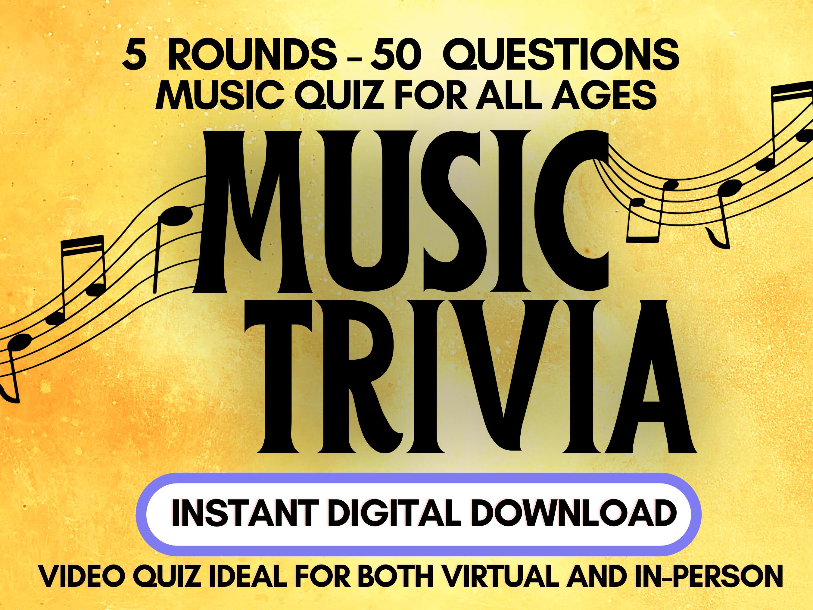 The Music Quiz: Volume 2 (PowerPoint and PDF)