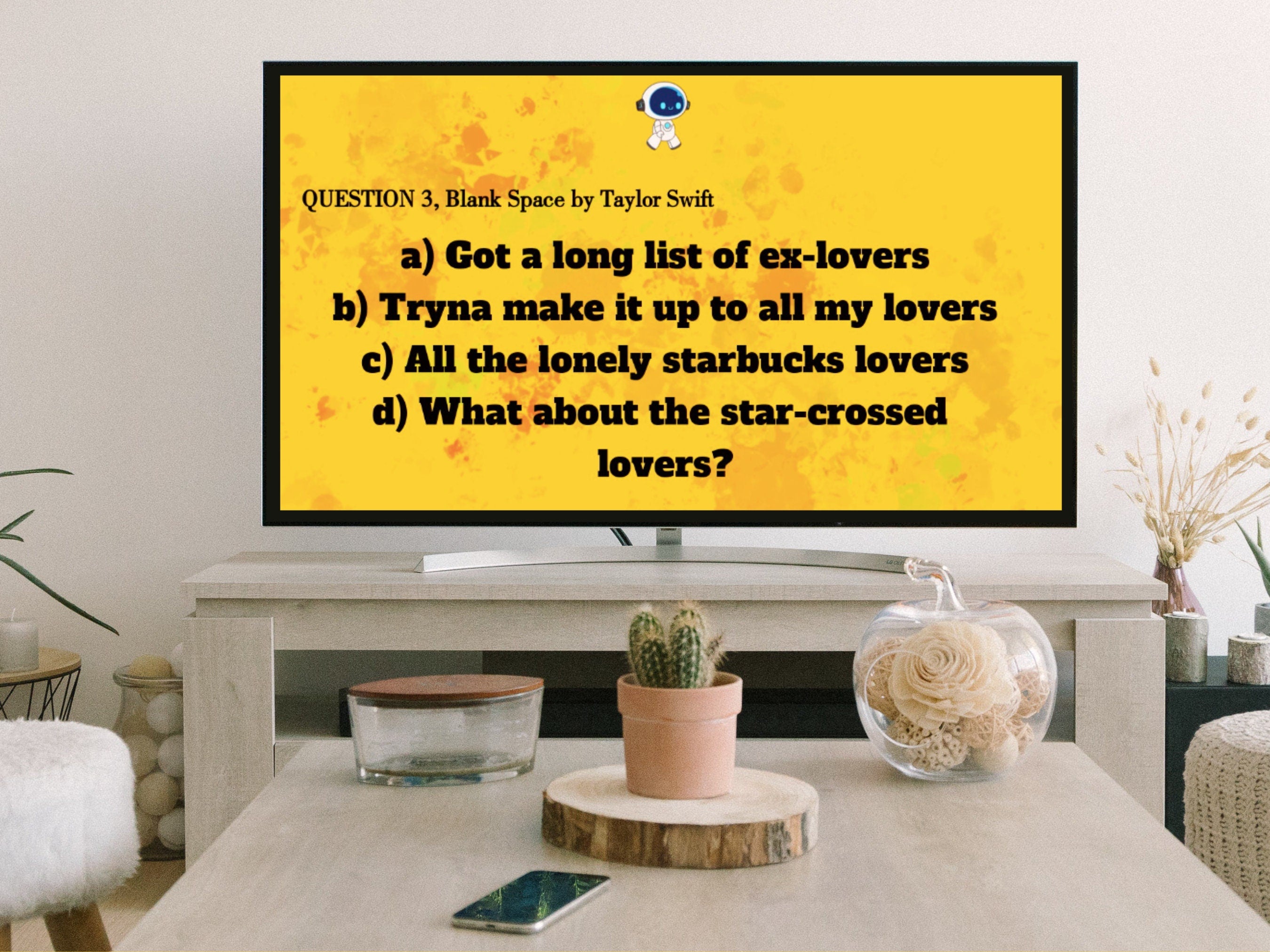 Fun Music Trivia Quiz, Pub Game Night (Digital Download)