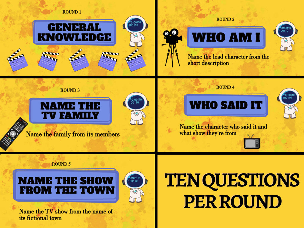 TV Show Quiz, Fun TV Series Trivia Questions For Zoom Calls