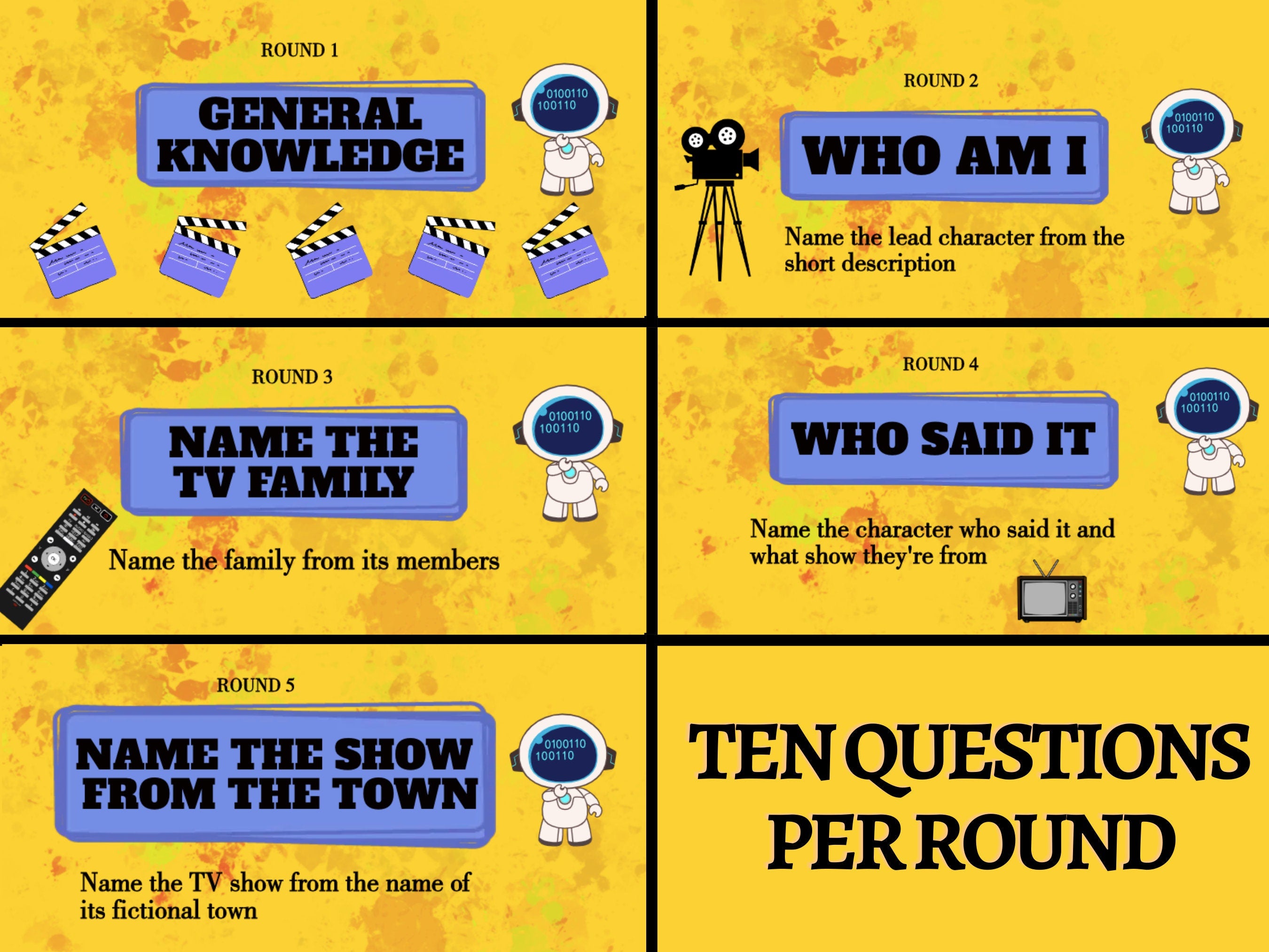 TV Show Quiz, Fun TV Series Trivia Questions For Zoom Calls