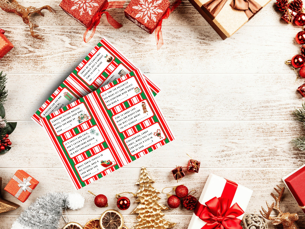 Christmas Themed Treasure Hunt, Indoor Xmas Scavenger Hunt for Kids, Festive Printable Activity for Children, School Holidays Entertainment