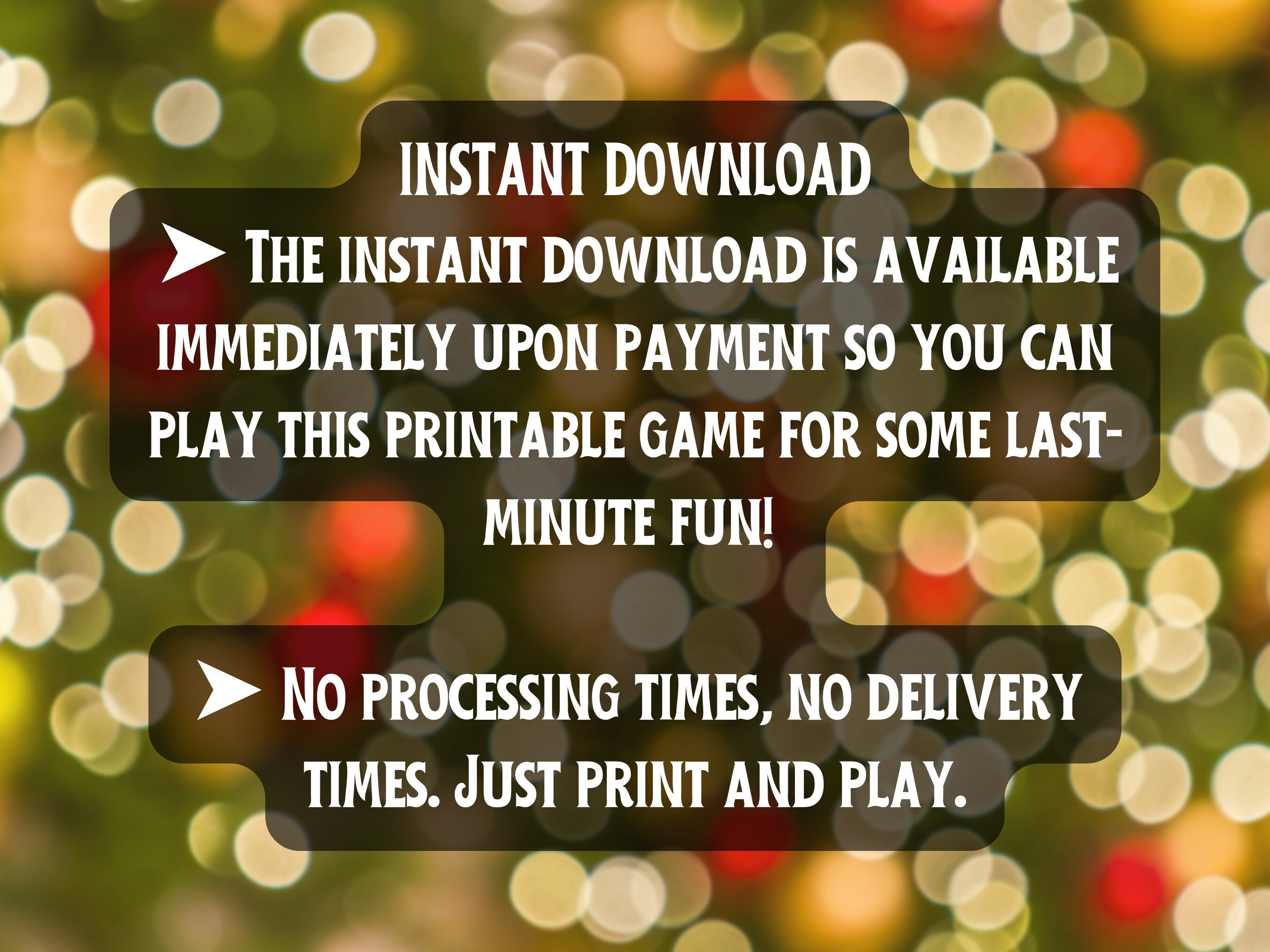 Christmas Taboo Game, Printable Xmas Articulate Party Game, Stocking Filler Game for Families, Festive Holiday Entertainment
