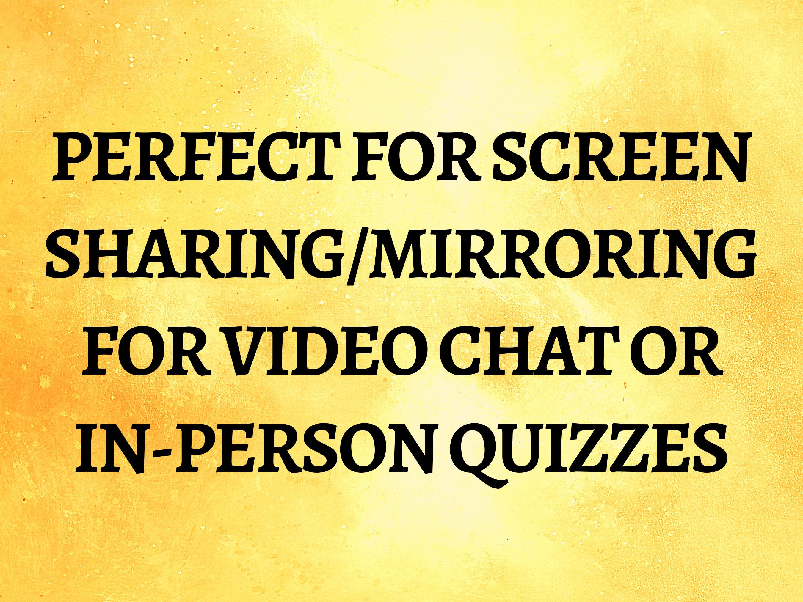 Film General Knowledge Quiz, Fun Movie Trivia For Zoom Calls