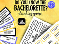 Bachelorette Drinking Game, Hilarious Hen Do Dirty Printable Question Cards For The Bride