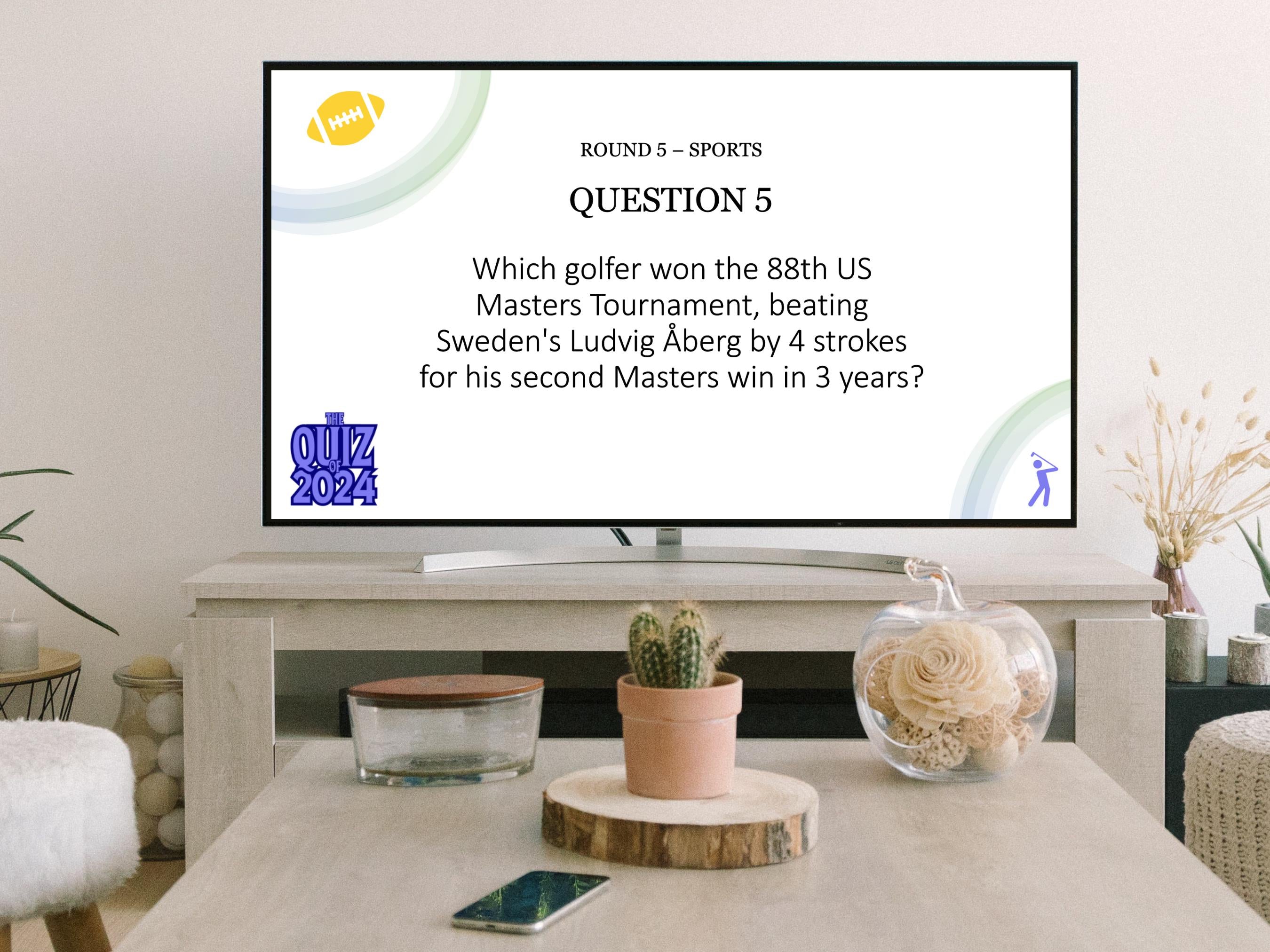 The 2024 Quiz Of The Year, Powerpoint and Printable Quiz