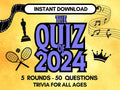 The 2024 Quiz Of The Year, Powerpoint and Printable Quiz