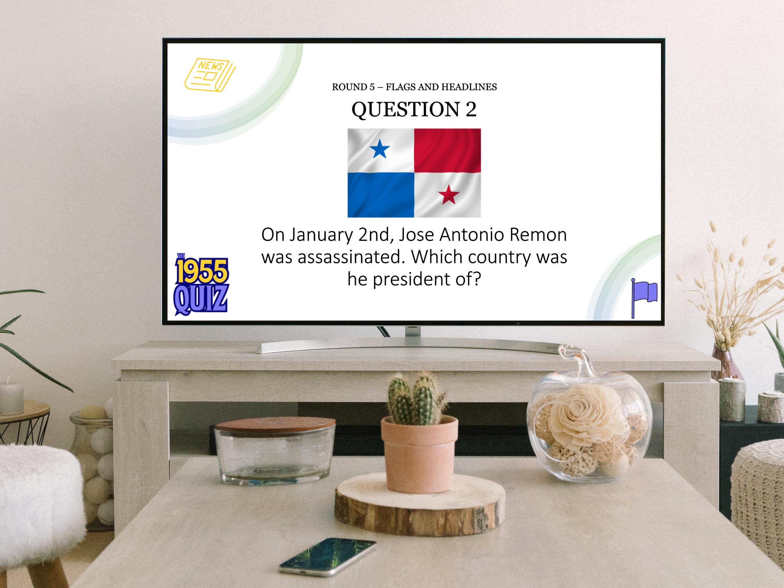 The 1955 Quiz Of The Year, 70th Birthday Quiz Game