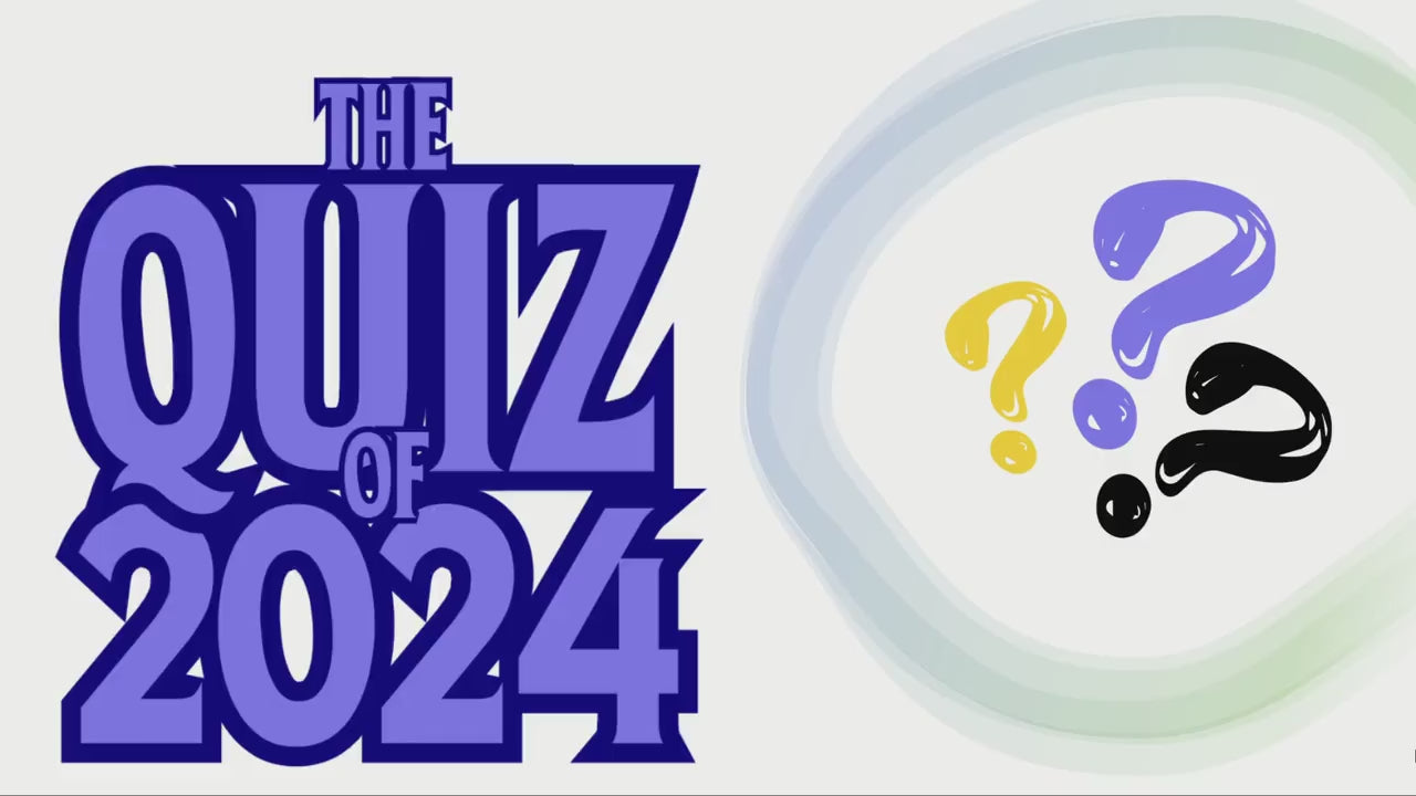 The 2024 Quiz Of The Year, Powerpoint and Printable Quiz
