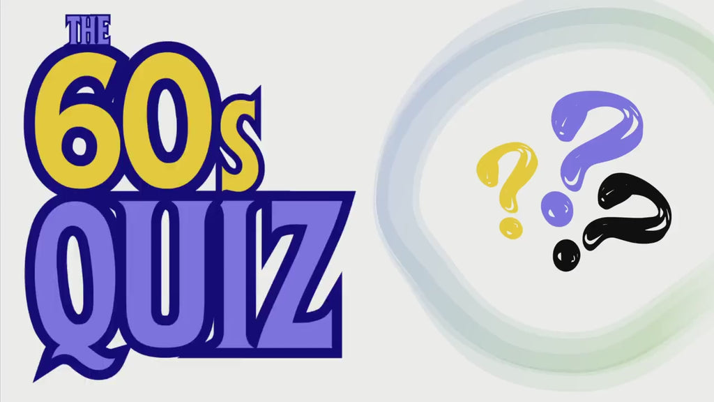 The Ultimate 60s Trivia Quiz, Sixties Theme Party (PDF Download)